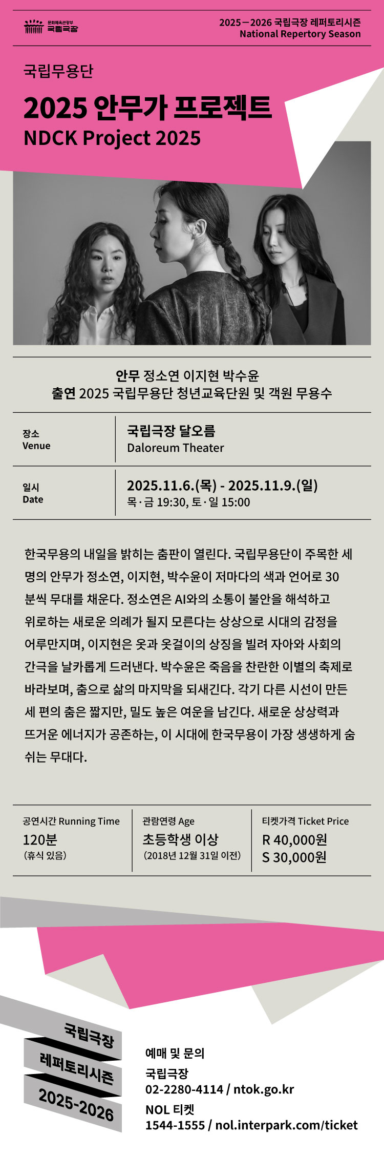 국립무용단, 안무가 프로젝트