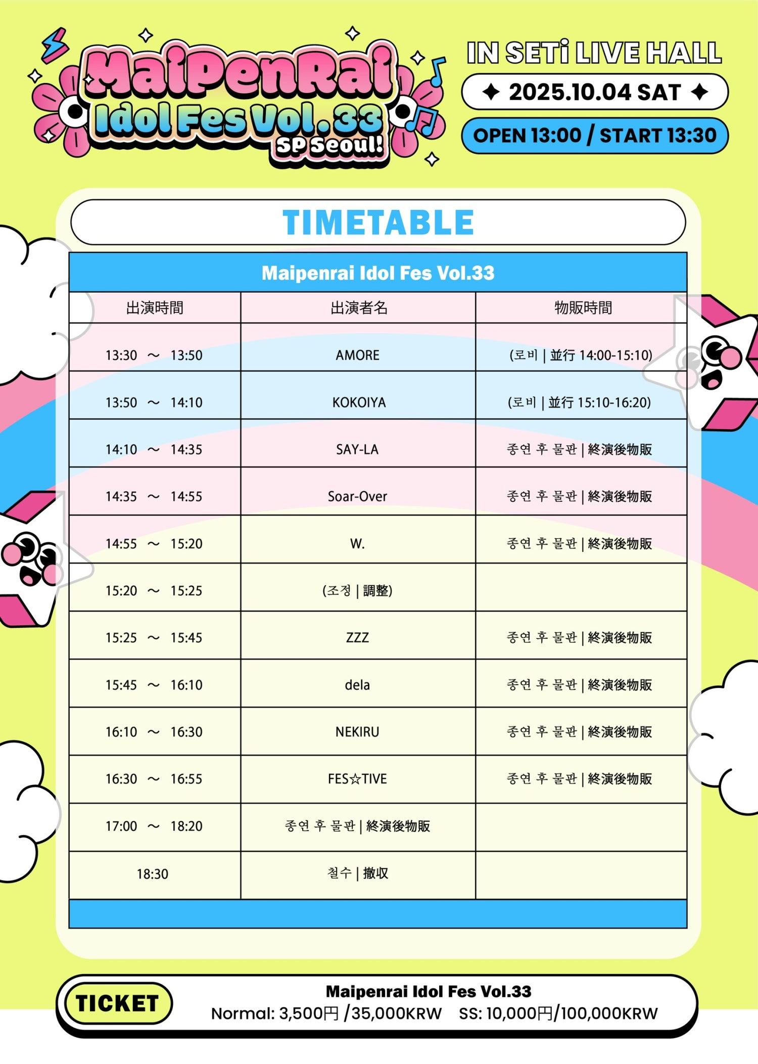 MaiPenRai Idols Fes Vol.33