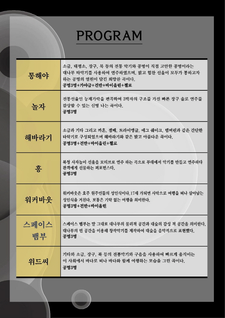 공명 콘서트: 기린자리 [홍성]